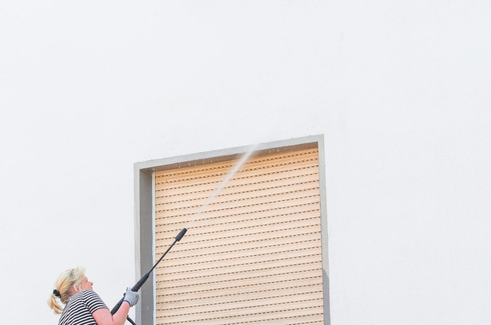 Nettoyage façade au jet haute pression